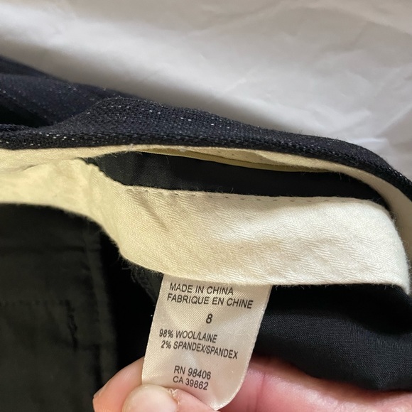 Theory Pinstriped Wide Leg Pants - Picture 5 of 13